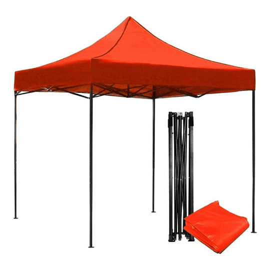 Toldo Plagable 3x3 Metalico Antioxidable Con Lona, Impermeab