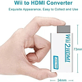 Adaptador Conversor Nintendo Wii Hdmi 2.0 Audio Y Video