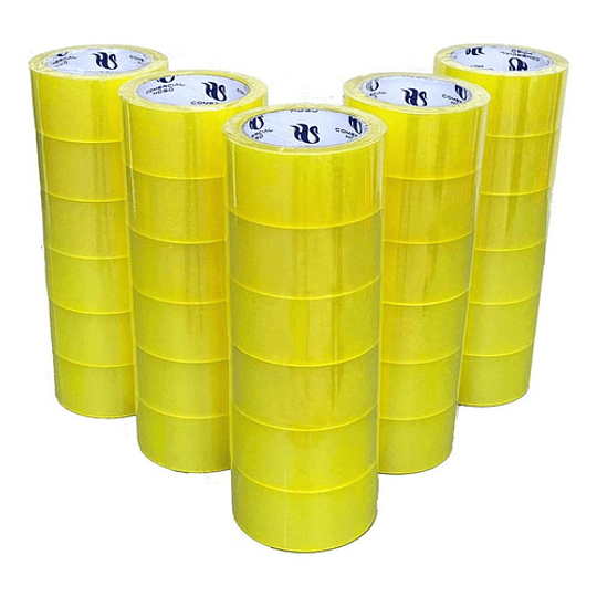 Pack 12x Cintas Embalajes Rollo 45mic*48mm*100m Transperente