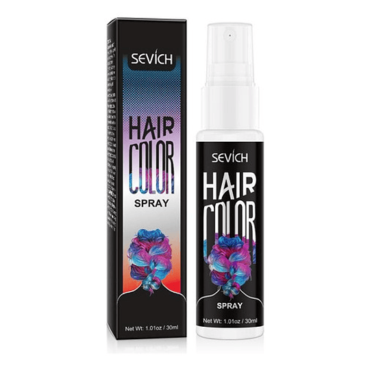  Sevich® Spray Tinte Temporal Para Pelo Color Fantasía 30ml Tono Gris