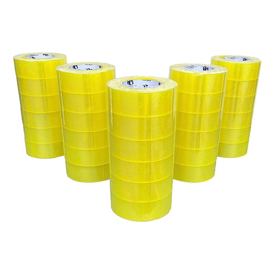 Pack 6x Cintas Embalajes Rollos 45mic*48mm*300m Transperente Color Tranparente