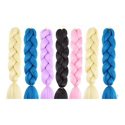 Kanekalon Pelo Sintético Trenzas Africanas Color 1