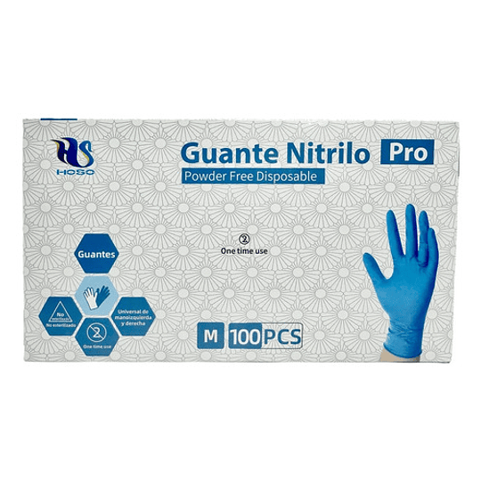 Guante Nitrilo Negro Tallas S M L Xl- 100%  Alto Calidades