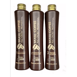 Kit Alisado Keratina Brasil Coffee Profesional 500ml