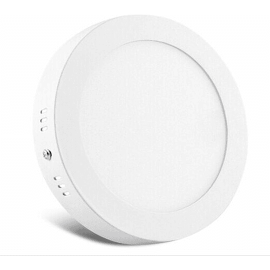 Foco Led Panel Redondo Sobrepuesto 24w Frío