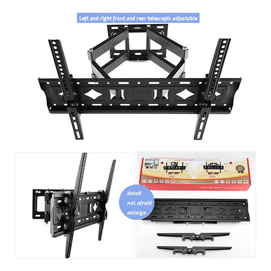 Soporte De Pared Giratorio Telescópico  Cp512 (32-80 PuLG)