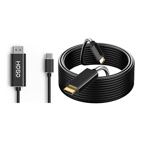 Hoso Adaptador Cable Conversió Usb Tipo C 3.1 A Hdmi 4k60hz