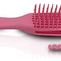 Cepillo Desenredante Rosado Cabello Ondulado Color Rosa