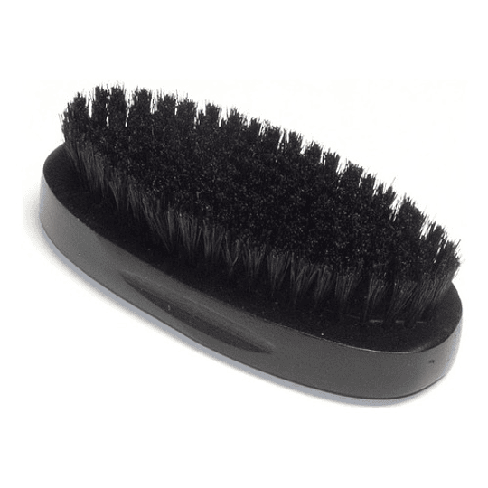 Cepillo De Barba Pulidor Barbería De Madera Oscura