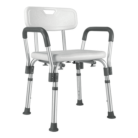 Silla Ducha Con Reposabrazos Y Respaldo Hoso