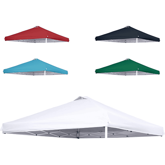 Lona Carpa Repuesto Toldo Plegable 2x2 Mts Techo Blanco