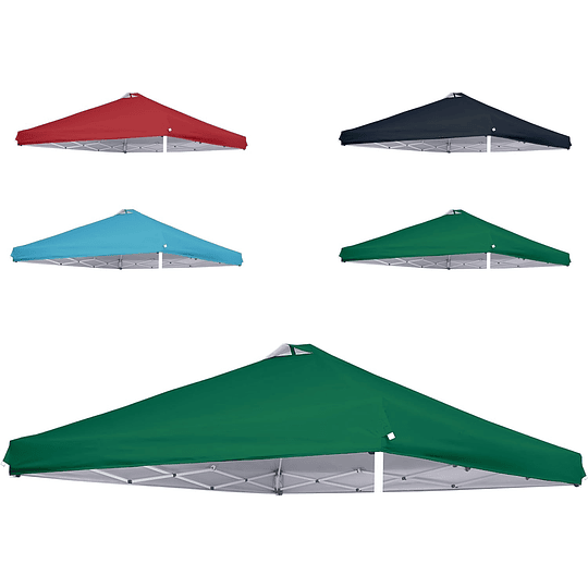Lona Carpa Repuesto Toldo Plegable 2x2 Mts Techo - Verde