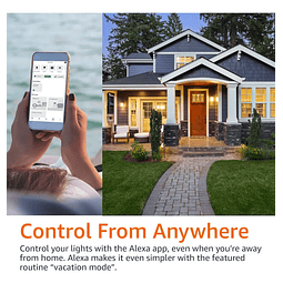 Ampolleta Inteligente Led Wifi Bluetooth App Rgb 9w 4pcs