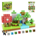 Kit Magnético Minecraft 64 Bloques + 2 Personajes Legos