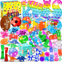 Set de 84pcs Juguete Sensorial Pop It Antiestres