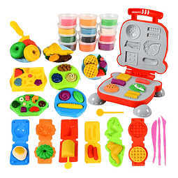 Juego de Plastilina Set Hamburguesa Masa de colores