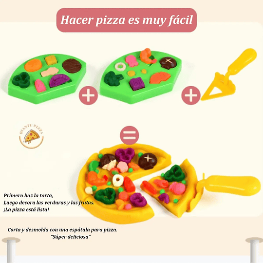 Juego de Plastilina Set Hamburguesa Masa de colores
