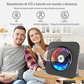 Reproductor Bluetooth De Cd Portátil Con Bocina Estéreo