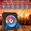Reproductor Bluetooth De Cd Portátil Con Bocina Estéreo