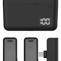 Mini Micrófono Inalámbrico R9 Con Caja Carga Portátil Iphone y Android