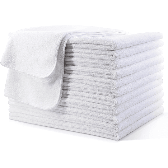 Toallas Para Peluquería / Barberia Negra Y Blanco