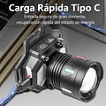 Focos Minero Linterna Cabeza Frontal Led Caza Luz Led Fuerte