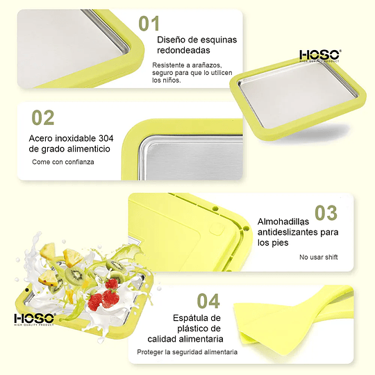 Máquina Helado Acero Inoxidable Fabricante Hacer Ice Cream Agregar a favoritos