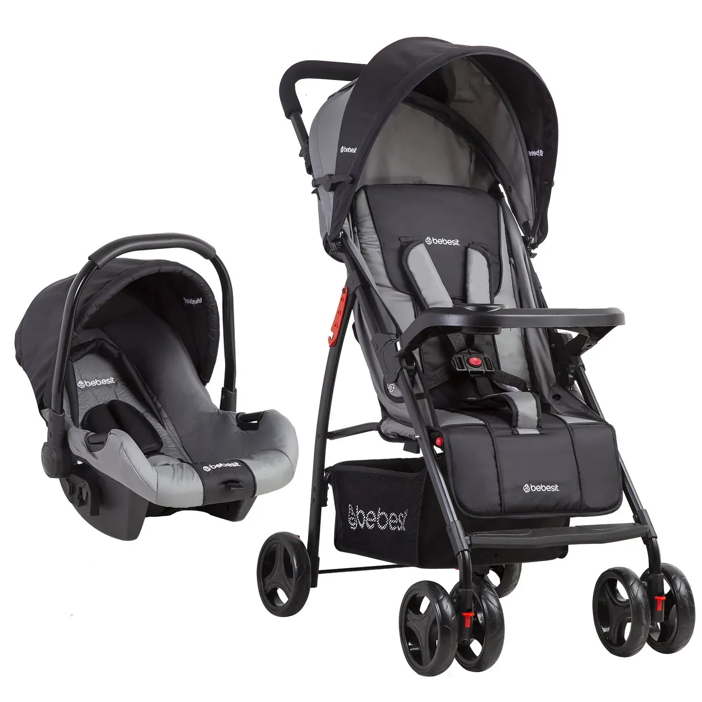 Coche Travel System Summer Gris 2