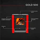 Estufa a leña Gold 500 Burdeo - Miniatura 3