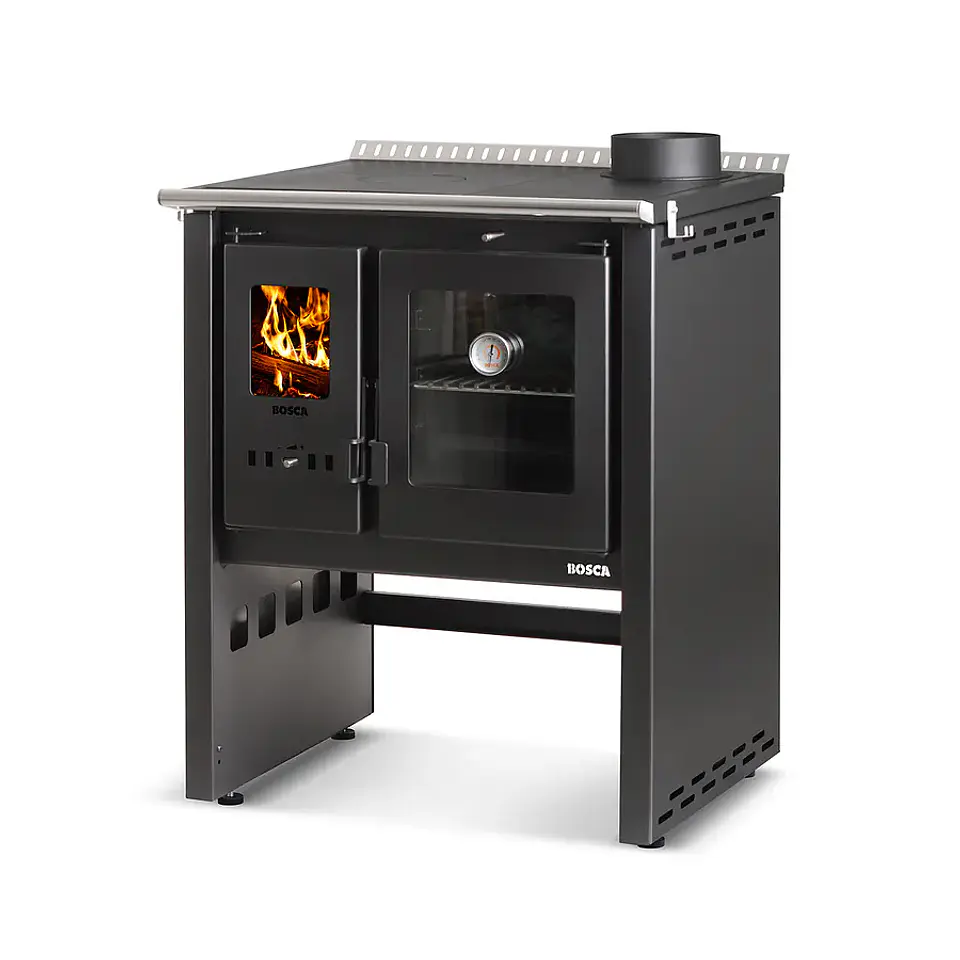 Cocina a Leña Bosca Ares 70 Charcoal 1