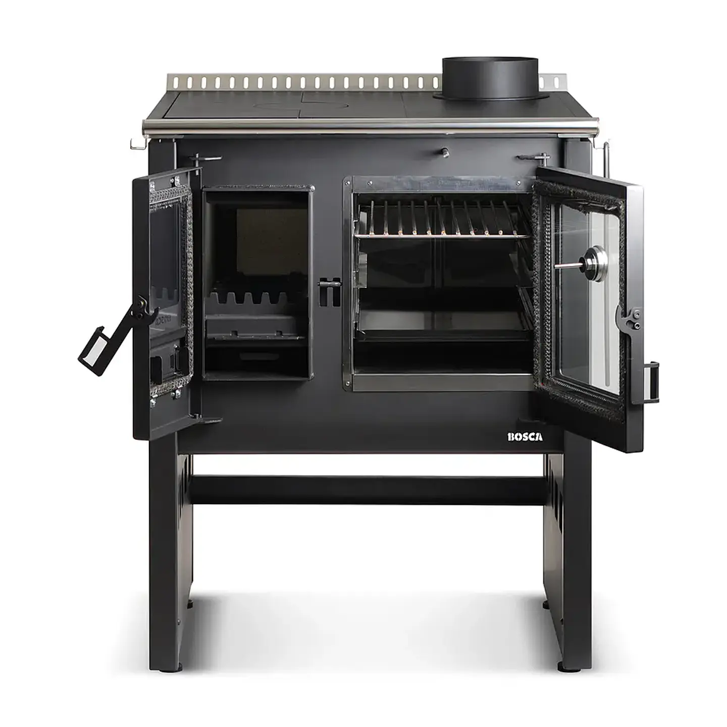 Cocina a Leña Bosca Ares 70 Charcoal 4