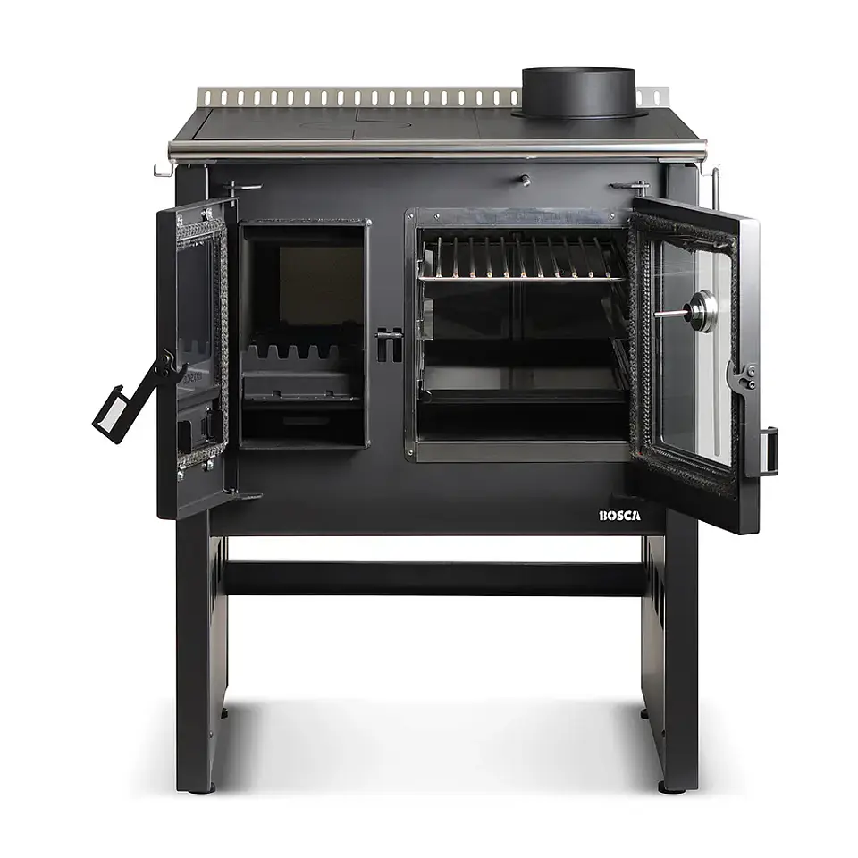 Cocina a Leña Bosca Ares 70 Charcoal 4