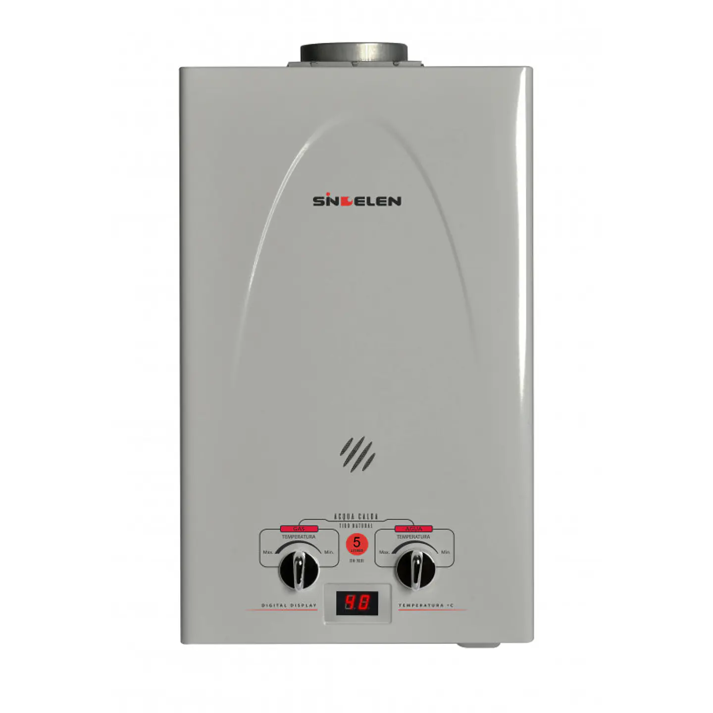 Calefont 5 Litros Gas Licuado • Tiro Natural CFN-5GLSI  2