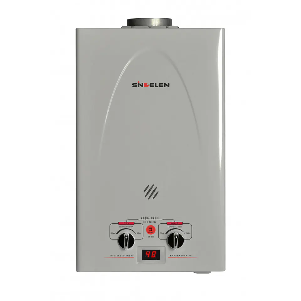 Calefont 5 Litros Gas Licuado • Tiro Natural CFN-5GLSI  2