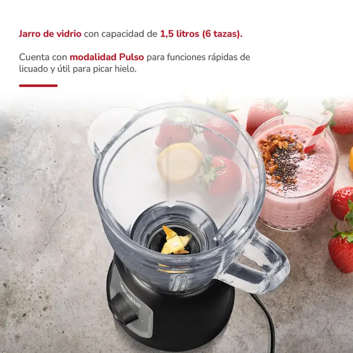 Licuadora 1,5 Lts TH-330V 4