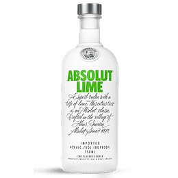Vodka Absolut Lime 750cc