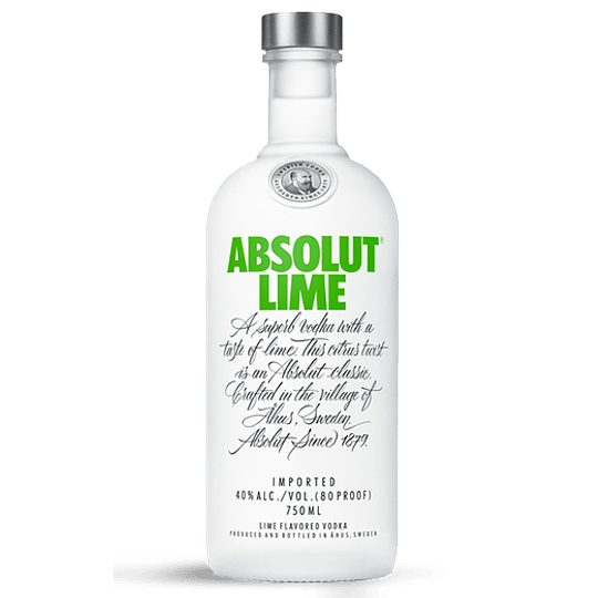 Vodka Absolut Lime 750cc