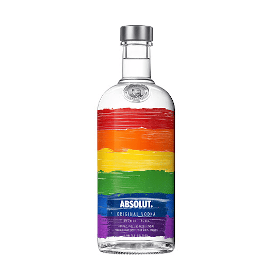 Vodka Absolut Rainbow 750cc