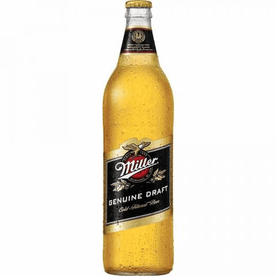 15x Cerveza Miller 4,7º Botella 650cc