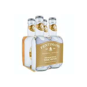 Pack 4x Agua Tónica Premium Fentimans 200cc