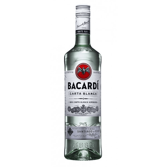 Ron Bacardi Carta Blanca 750cc