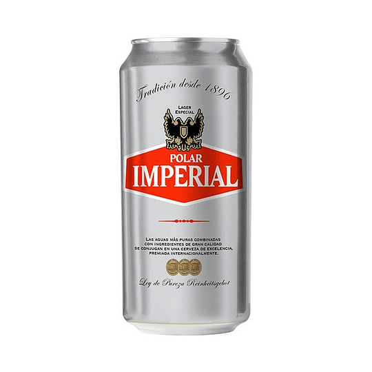 24x Cerveza Polar Imperial 4,6° Lata 470cc