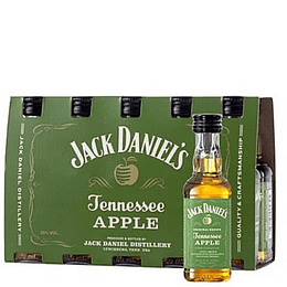 Pack 10x Whisky Jack Daniels Apple Miniatura 50cc