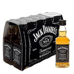 Pack 10x Whisky Jack Daniels Nº 7 Miniatura 50cc