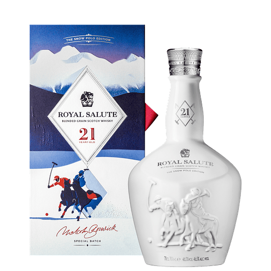 Whisky Royal Salute 21 años Snow Polo 40° 700cc 