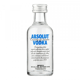 Pack 12x Vodka Absolut Blue 40° Miniatura 50cc
