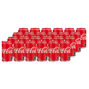 Pack 24x Bebidas Coca Cola Original Lata 350cc (Sólo disponible en tienda)