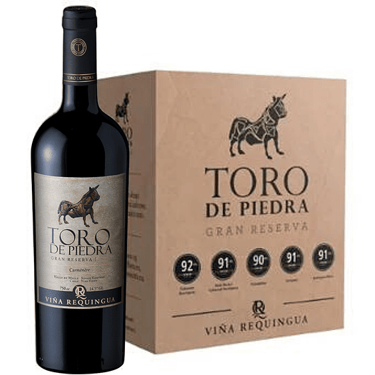 Caja 6x Vinos Toro de Piedra Gran Reserva Variedades 750cc