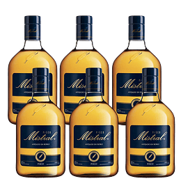 6x Pisco Mistral 35° 750cc ($5.890 c/u)