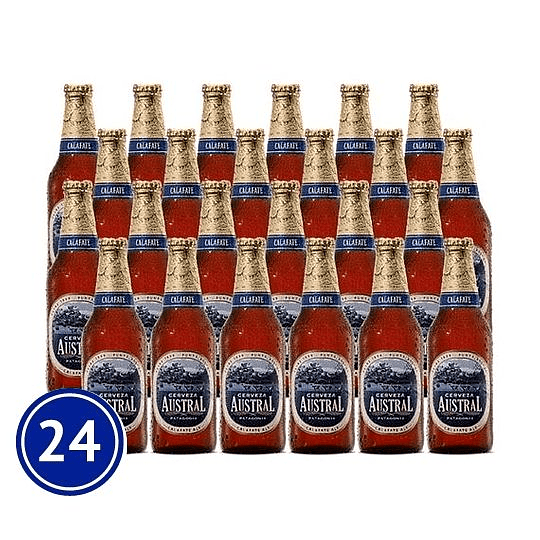 24x Cerveza Austral Calafate Botella 330cc